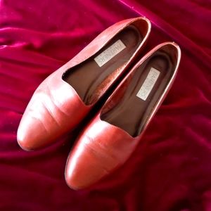 Mervyns Partners Brown Leather Flats